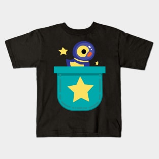 Pocket Duck Center Kids T-Shirt